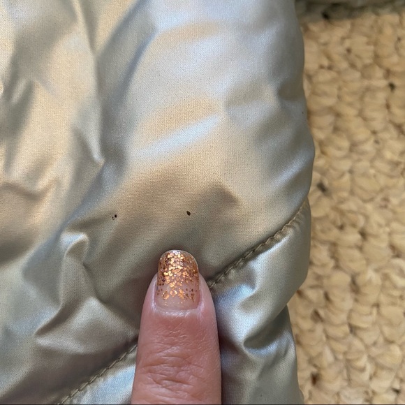 Puma Hooded Puffer Jacket Size Medium Silver - Picture 8 of 16